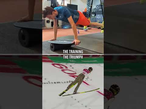 Andreas Wellinger's unique ski jumping workout 💪