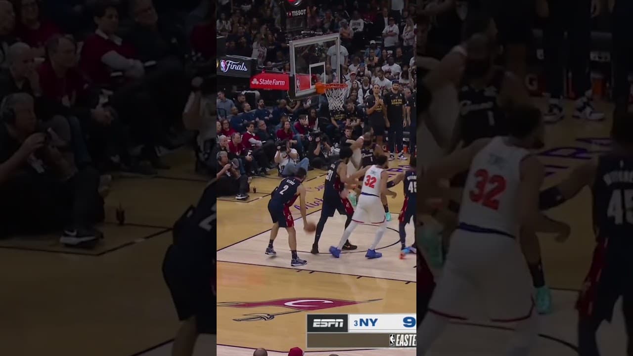 landry made an IMPACT in the ECF 😮‍💨 #nba #nyknicks #nbaplayoffs #landryshamet
