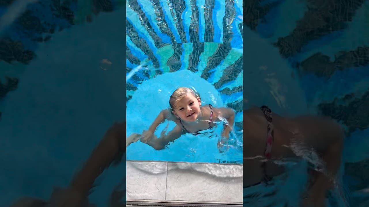 Holiday Swims In The Pool At The W Brisbane #learntoswim #holiday #pooltime