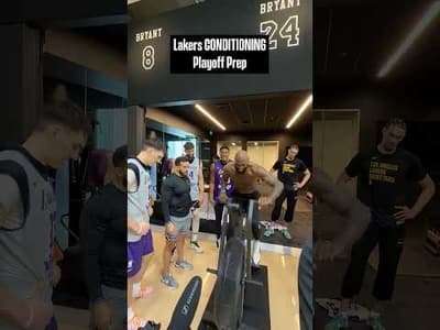 The Lakers INTENSE Playoff Workout #nba