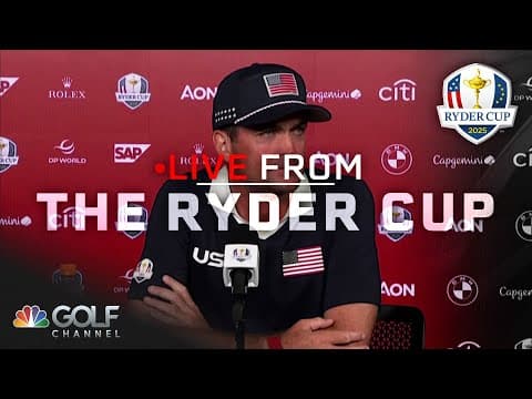 Keegan Bradley: Have to 'tip your cap' to the Europeans | Live From the Ryder Cup | Golf Channel