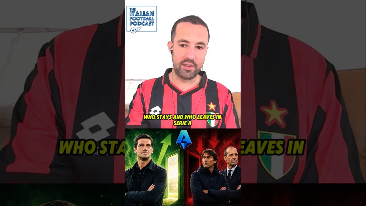Serie A coaches: Who stays and who goes? 🤔 🇮🇹  #shorts #seriea