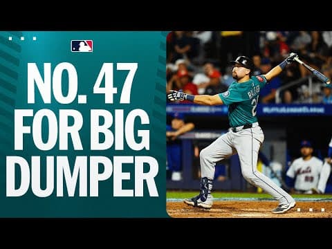 Cal Raleigh goes deep at the Little League Classic! 💪