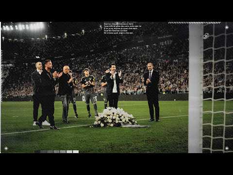 Special Tribute to Alex Manninger at Allianz Stadium.