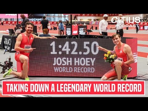1:42.50! Josh Hoey Leaves Us Speechless After Breaking Wilson Kipketer’s Legendary 800m Record