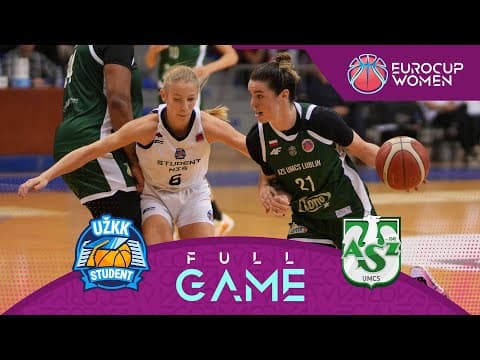 LIVE - UZKK Student v AZS UMCS Lublin | EuroCup Women 2025-26 | Regular Season