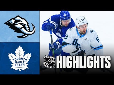 NHL Highlights | Mammoth vs. Maple Leafs | November 05, 2025