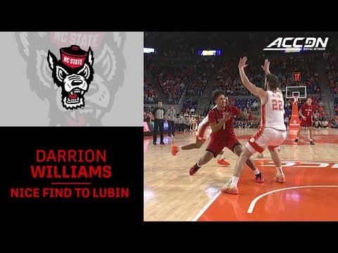 NC State's Darrion Williams Nice Find For A Ven-Allen Lupin Dunk
