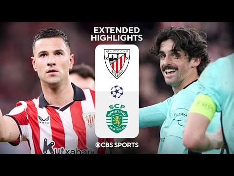 Athletic Club vs. Sporting CP: Extended Highlights | UCL League Phase MD 8 | CBS Sports Golazo