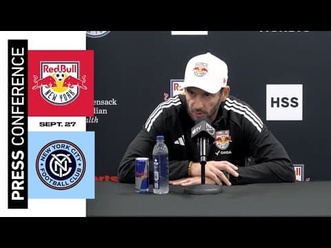 Sandro Schwarz | Postmatch Press Conference | New York Red Bulls vs. New York City FC