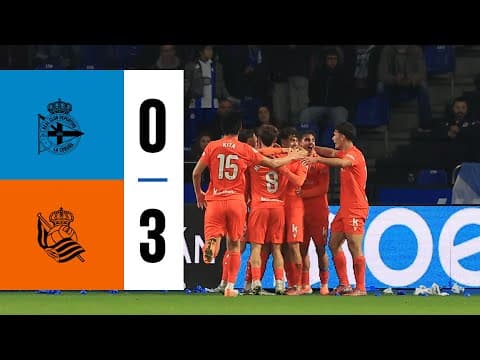 HIGHLIGHTS | Liga Hypermotion 25-26 | J18 | RC Deportivo 0-3 Sanse | Real Sociedad