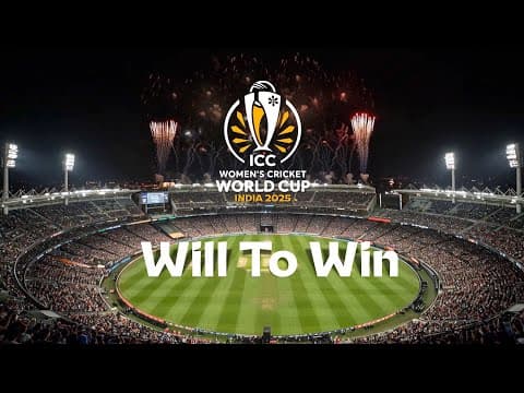'Will to Win' campaign film unveiled for ICC Women's Cricket World Cup 2025