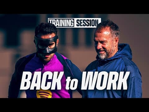 FC BARCELONA RETURN to training 🔵🔴