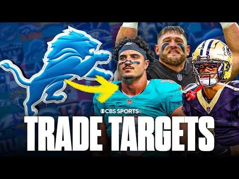 5 trades the Detroit Lions COULD MAKE ahead of the NFL Trade Deadline 👀