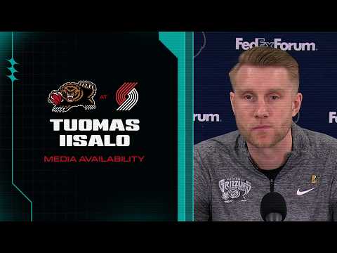 Tuomas Iisalo Press Conference | Grizzlies vs.