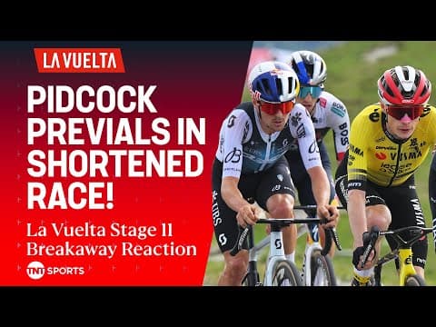 2025 La Vuelta a España Stage 11 REACTION: Stage 11 neutralised as Pidcock impresses 😳