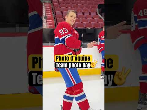 Behind the scenes at Habs team photo #NHL #Shorts