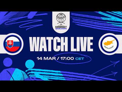 LIVE - Slovakia v Cyprus | FIBA Women's EuroBasket 2027 Qualifiers | First Round