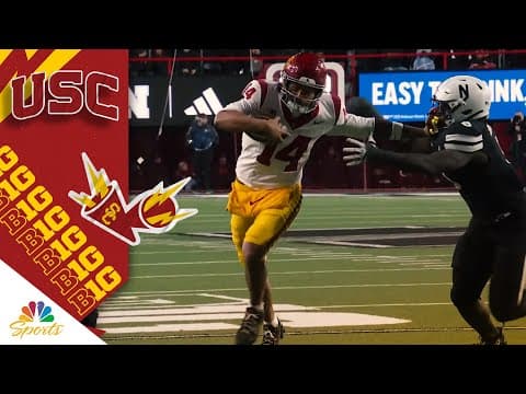Jayden Maiava takes it himself for USC touchdown vs. Nebraska | Big Ten on NBC