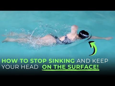 How to Stop Sinking and Keep Your Head Positioned on the Surface!