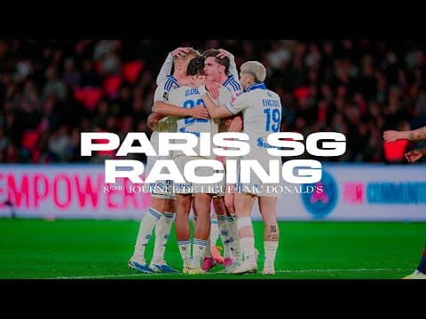 Paris SG-Racing (3-3) : les buts vus du bord terrain ⚽️