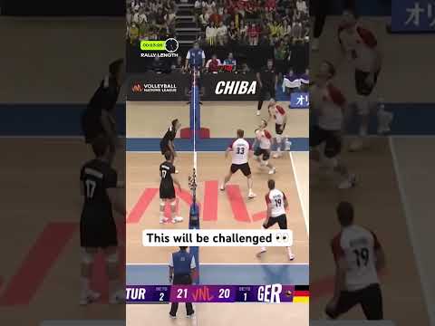 How do you receive this serve?! 🤯 #volleyballworld #volleyball #rally #vnl #turkey