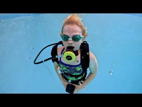 Swimming with a SMACO Scuba Tank