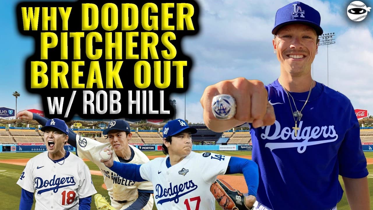 How the Dodgers Build Elite Pitchers with Rob Hill (Dodgers VP of Pitching)