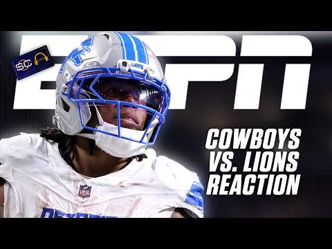 Cowboys vs. Lions Reaction 🦁 Jahmyr Gibbs scores 3 TD’s to snap skid | SC with SVP