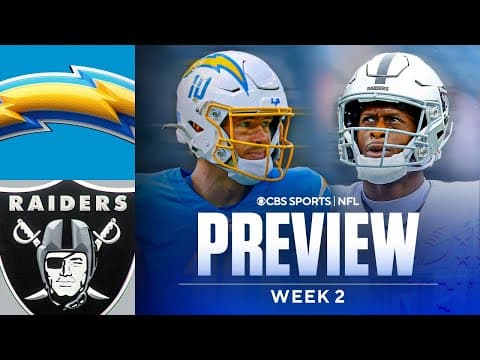 NFL Week 2 Game Preview & Predictions: Chargers at Raiders