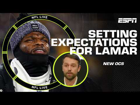 New Ravens OC sets HIGH EXPECTATIONS for Lamar Jackson 🗣️ 'Be at voluntary OTAs!' | NFL Live