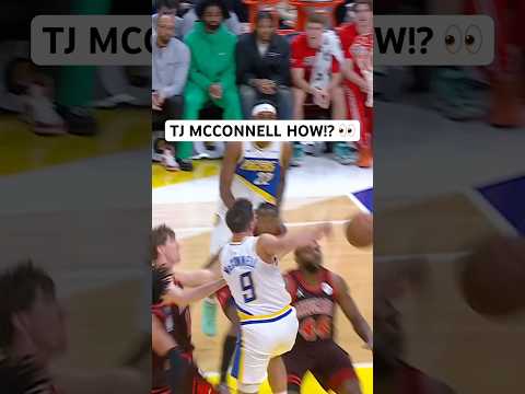 TJ McConnell with a wild dime to the corner