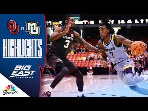 Oklahoma vs. Marquette | COLLEGE BASKETBALL HIGHLIGHTS | 11/28/25 | NBC Sports