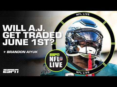 Could A.J. Brown and Brandon Aiyuk get traded soon? 👀 | NFL Live