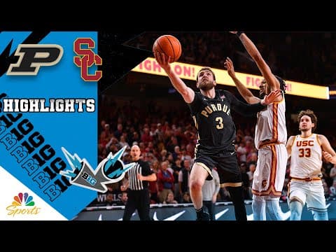 No. 5 Purdue vs. USC | COLLEGE BASKETBALL HIGHLIGHTS | 1/17/26 | NBC Sports