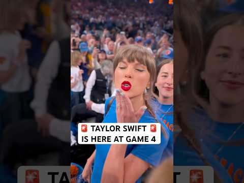 Taylor Swift is courtside at MSG for Game 4