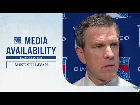 NYR at NYI: Mike Sullivan Postgame Media Availability | Jan. 28, 2026