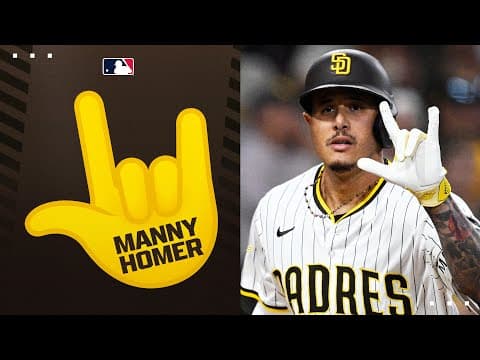 MASHIN' MANNY! 💪 Manny Machado slugs his 21st homer of the season for the Padres!