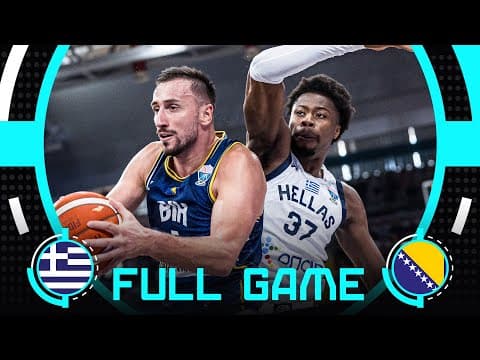 Group Phase | Greece v Bosnia and Herzegovina | Full Basketball Game | FIBA EuroBasket 2025