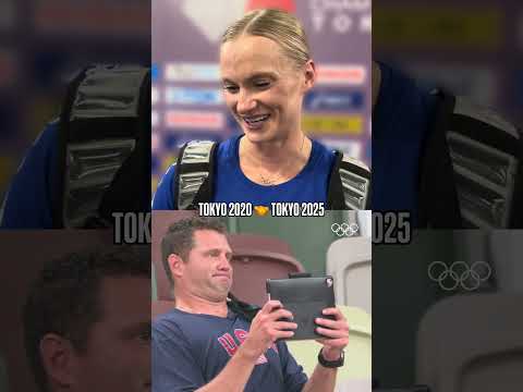 Katie Moon relives her Tokyo 2020 journey 🥇💫 #Olympics #worldathleticschamps