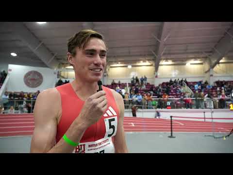 Josh Hoey SMASHES Donavan Brazier's Indoor 600m World Record | 2025 BU Opener