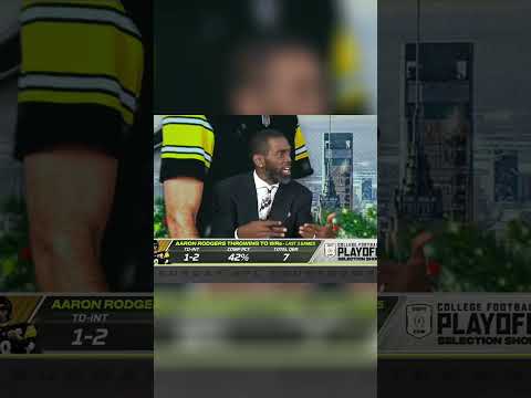 Randy Moss has a message for Aaron Rodgers ahead of his matchup against Baltimore 👀