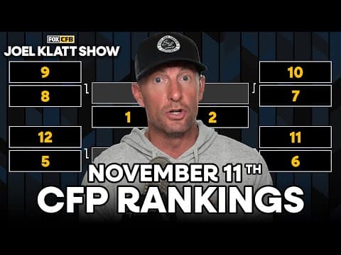 CFP Rankings Reaction: Indiana over Texas A&M + who actually controls their own destiny for the CFP?