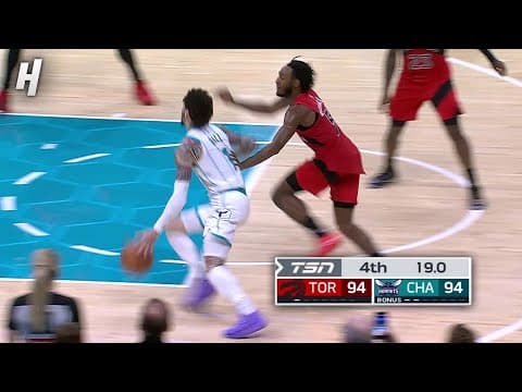 LaMelo & Quickley GOING AT IT 😱 EPIC ENDING - Raptors vs Hornets