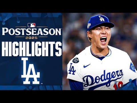 Yoshinobu Yamamoto's LEGENDARY 2025 Postseason for the Dodgers (World Series MVP) | 山本由伸ハイライト