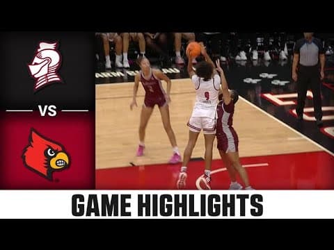 Bellarmine vs. Louisville Game Highlights | 2025-26 ACC Women's Basketball