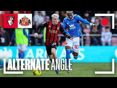 Pitchside angle of intense Sunderland draw | AFC Bournemouth 1-1 Sunderland