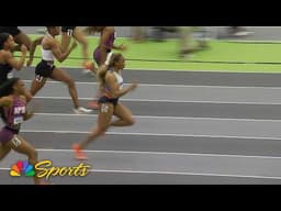 Jacious Sears storms her way to women's 60m win at USATF Indoor Championship | NBC Sports