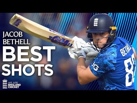 A Shining Talent | Jacob Bethell's Best Boundaries in T20I & ODI (so far...)