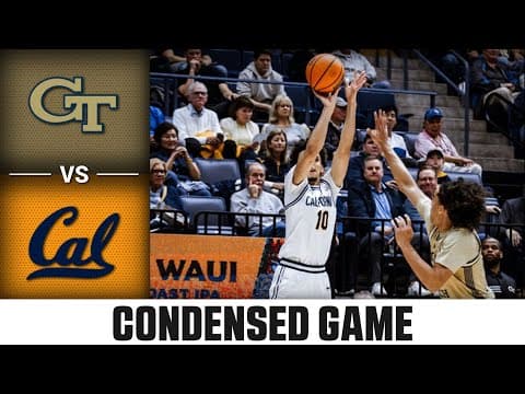 Georgia Tech vs. Cal Condensed Game | 2025-26 ACC Men's Basketball
